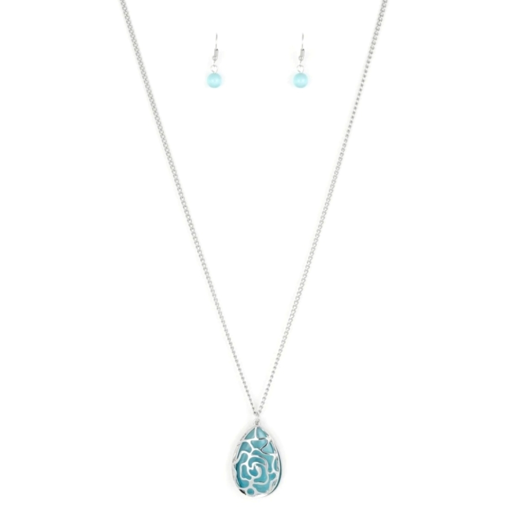 Blue Cats Eyes necklace